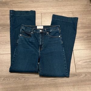 Everlane Jeans high rise flare size 29 regular medium blue wash